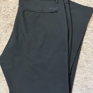 BONOBOS Mens Slim Taper Black Chino Pants Size 36x30 Cotton Spandex